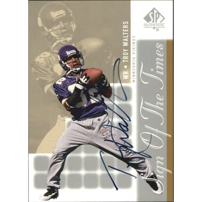 2000 SP Authentic Sign of the Times #TW Troy Walters