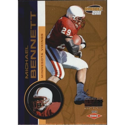 2001 Pacific Invincible Premiere Date #273 Michael Bennett