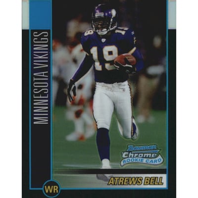 2002 Bowman Chrome Refractors #162 Atrews Bell