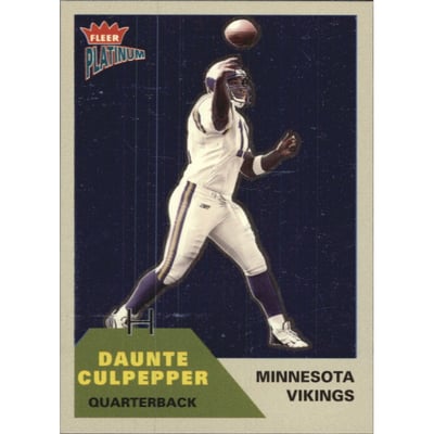 2002 Fleer Platinum Finish #49 Daunte Culpepper
