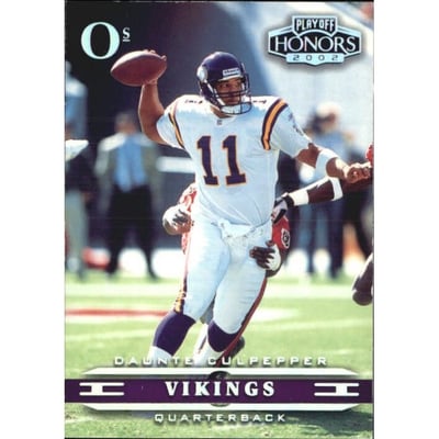 2002 Playoff Honors O's #53 Daunte Culpepper