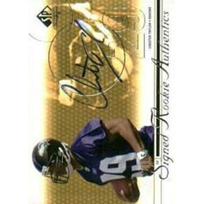2002 SP Authentic #191 Chester Taylor AU RC