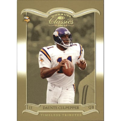 2003 Donruss Classics Timeless Tributes #54 Daunte Culpepper