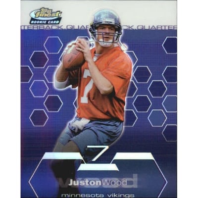 2003 Finest Refractors #63 Juston Wood