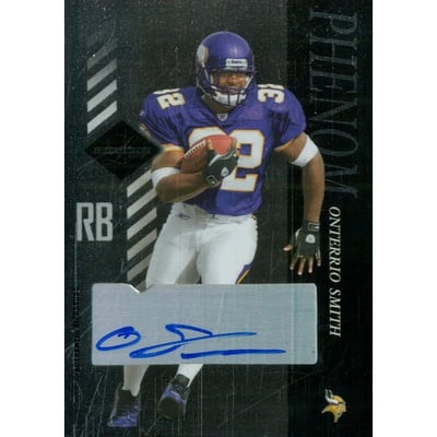 2003 Leaf Limited #130 Onterrio Smith AU RC