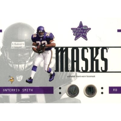 2003 Leaf Rookies and Stars Masks Duals #RM12 Onterrio Smith