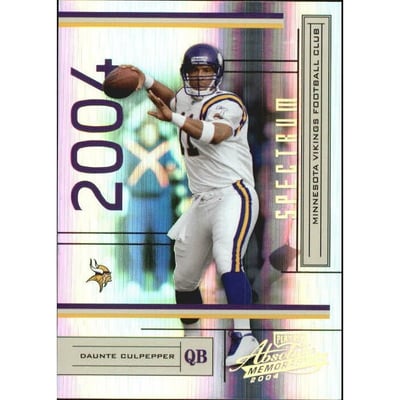 2004 Absolute Memorabilia Spectrum #75 Daunte Culpepper