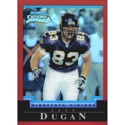 2004 Bowman Chrome Red Refractors #117 Jeff Dugan