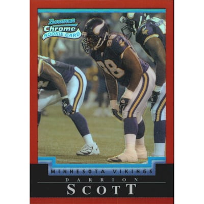 2004 Bowman Chrome Red Refractors #178 Darrion Scott