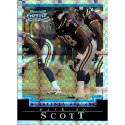 2004 Bowman Chrome Xfractors #178 Darrion Scott