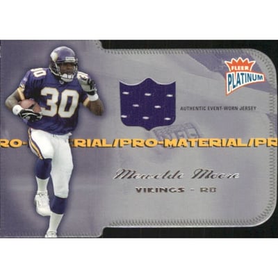 2004 Fleer Platinum Pro Material Jerseys Die Cut #PMMM Mewelde Moore