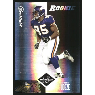 2004 Leaf Limited Silver Spotlight #180 Kenechi Udeze