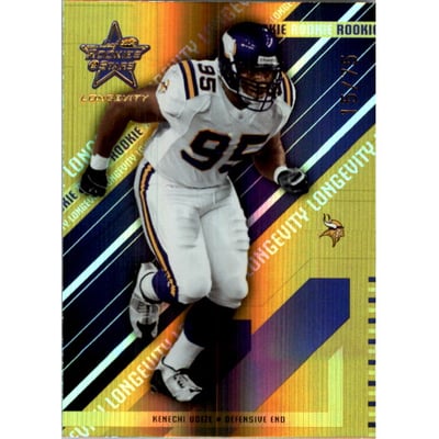2004 Leaf Rookies and Stars Longevity Gold #231 Kenechi Udeze