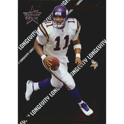 2004 Leaf Rookies and Stars Longevity Holofoil Parallel #51 Daunte Culpepper