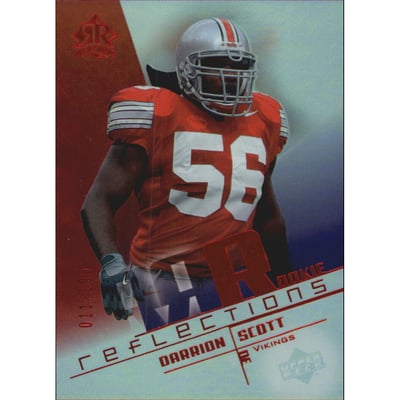 2004 Reflections Red #199 Darrion Scott