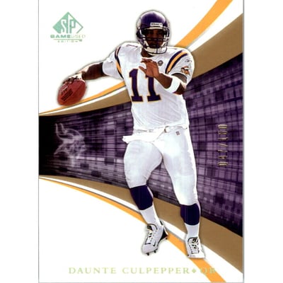 2004 SP Game Used Edition Gold #55 Daunte Culpepper