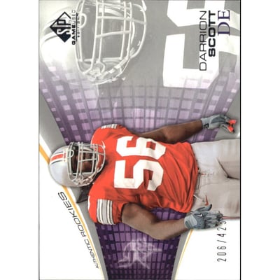 2004 SP Game Used Edition #178 Darrion Scott RC