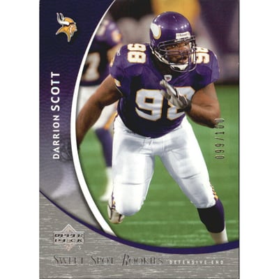 2004 Sweet Spot Silver #117 Darrion Scott