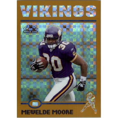 2004 Topps Chrome Gold Xfractors #189 Mewelde Moore