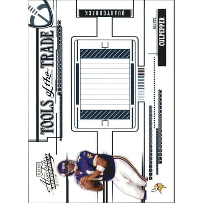 2005 Absolute Memorabilia Tools of the Trade Blue #23 Daunte Culpepper