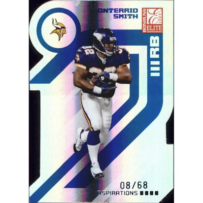 2005 Donruss Elite Aspirations #54 Onterrio Smith/68