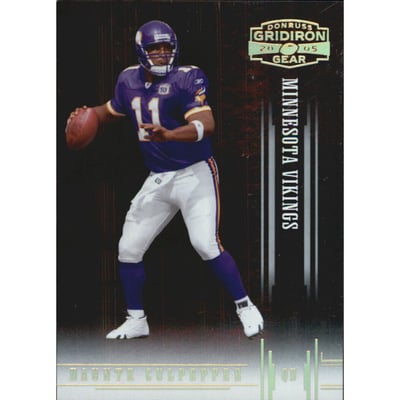 2005 Donruss Gridiron Gear Gold Holofoil #27 Daunte Culpepper