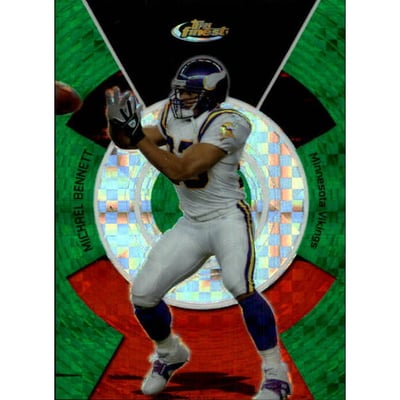 2005 Finest Green Xfractors #59 Michael Bennett