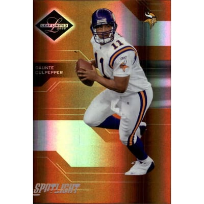 2005 Leaf Limited Bronze Spotlight #55 Daunte Culpepper