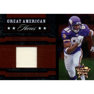 2005 Leaf Rookies and Stars Great American Heroes Jerseys #GAH20 Nate Burleson