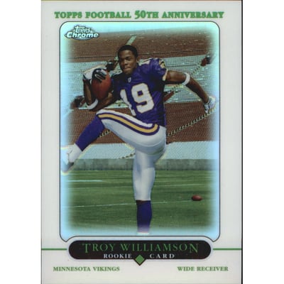 2005 Topps Chrome Refractors #199 Troy Williamson