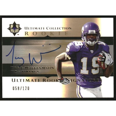 2005 Ultimate Collection #235 Troy Williamson AU/120 RC