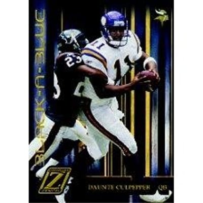 2005 Zenith Black 'N Blue Gold #BB6 Daunte Culpepper