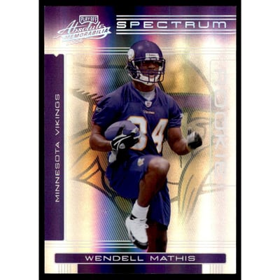 2006 Absolute Memorabilia Spectrum Silver #162 Wendell Mathis