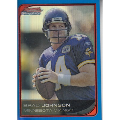 2006 Bowman Chrome Blue Refractors #122 Brad Johnson
