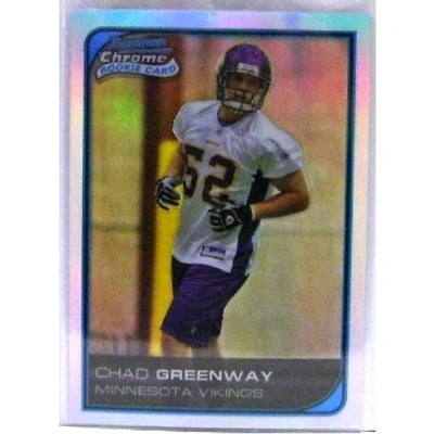2006 Bowman Chrome Refractors #243 Chad Greenway
