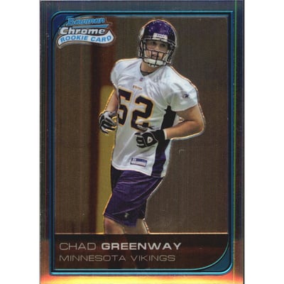 2006 Bowman Chrome Uncirculated Rookies #243 Chad Greenway