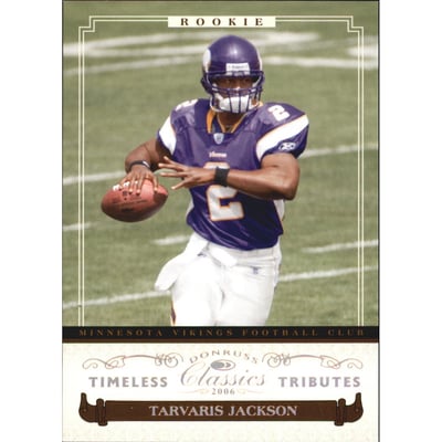 2006 Donruss Classics Timeless Tributes Bronze #104 Tarvaris Jackson