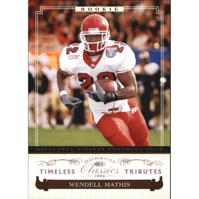2006 Donruss Classics Timeless Tributes Bronze #171 Wendell Mathis