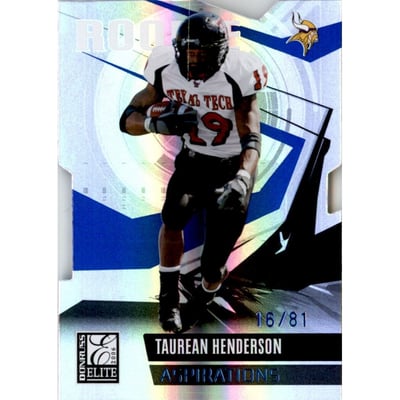 2006 Donruss Elite Aspirations #212 Taurean Henderson/81