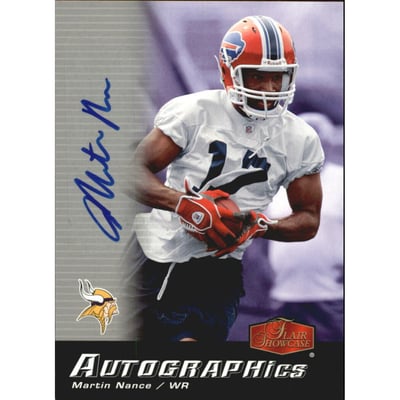 2006 Flair Showcase Autographics #AUMN Martin Nance