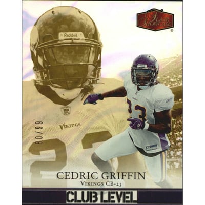 2006 Flair Showcase Gold #165 Cedric Griffin