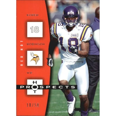 2006 Hot Prospects Red Hot #56 Koren Robinson
