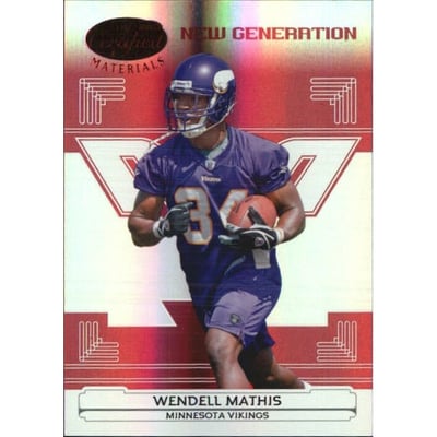 2006 Leaf Certified Materials Mirror Red #173 Wendell Mathis