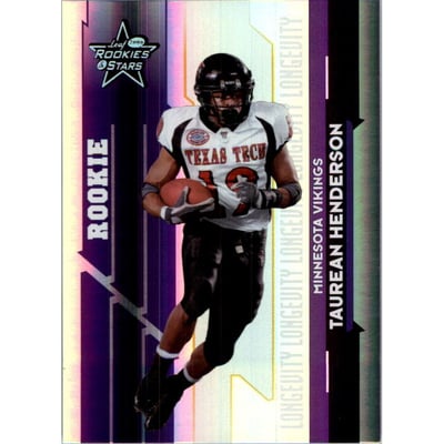 2006 Leaf Rookies and Stars Longevity Holofoil Parallel #118 Taurean Henderson