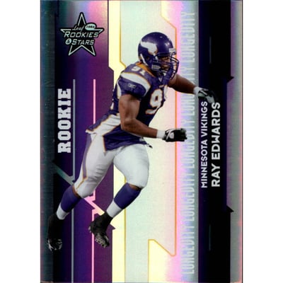 2006 Leaf Rookies and Stars Longevity Holofoil Parallel #137 Ray Edwards