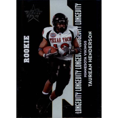 2006 Leaf Rookies and Stars Longevity Silver Parallel #118 Taurean Henderson