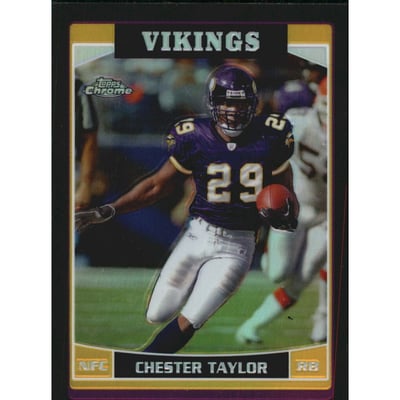 2006 Topps Chrome Black Refractors #2 Chester Taylor