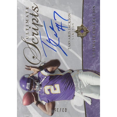 2006 Ultimate Collection Ultimate Scripts #USCTA Tarvaris Jackson