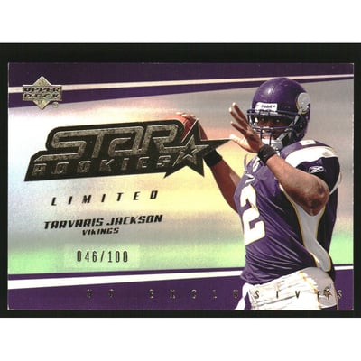 2006 Upper Deck UD Exclusive Gold #223 Tarvaris Jackson
