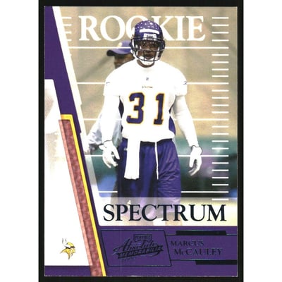 2007 Absolute Memorabilia Spectrum Blue Retail #185 Marcus McCauley